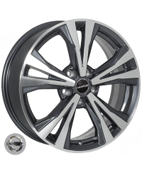 Диски Replica Nissan TL5680 BlackGMF R18 W7.0 PCD5x114.3 ET45 DIA66.1     